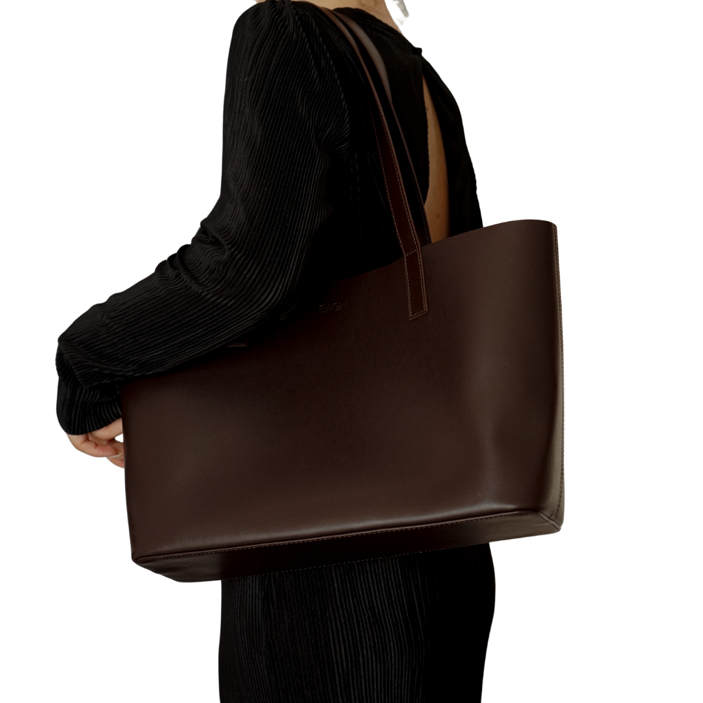 City Tote Bag in Brown