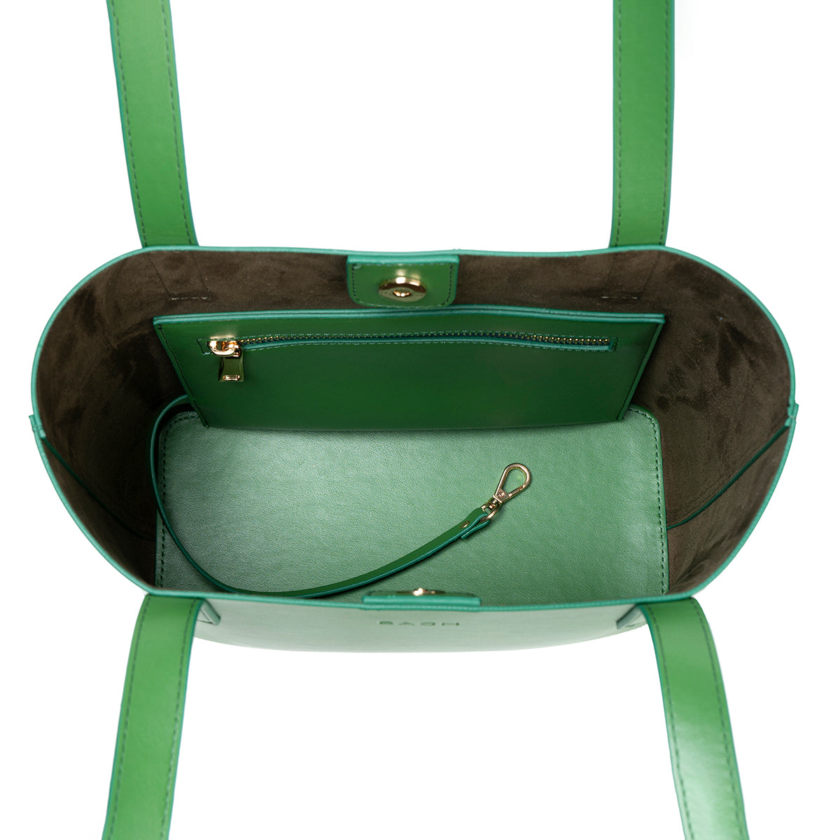 Mini Tote in Grass Green