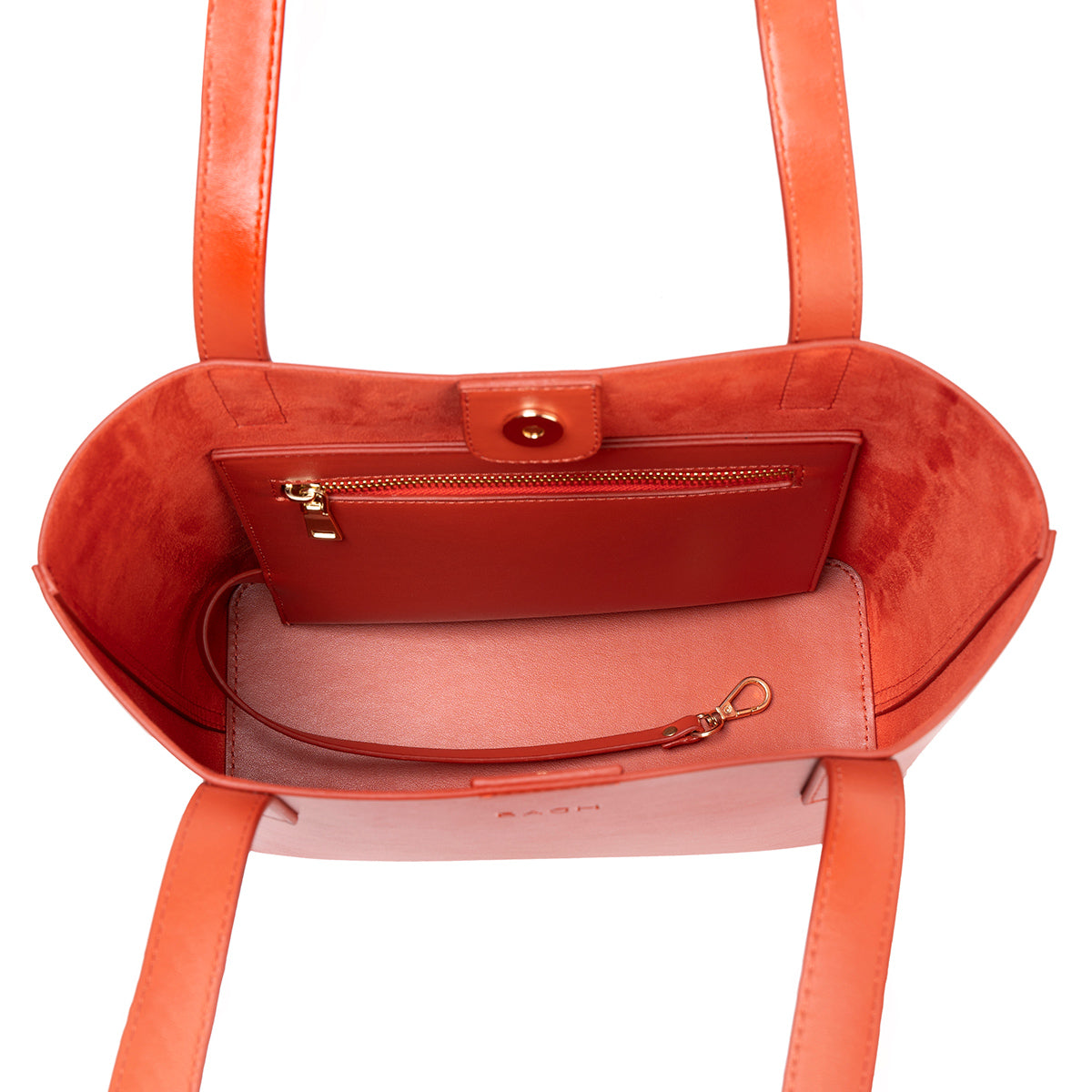 Mini Tote Bag in Orange