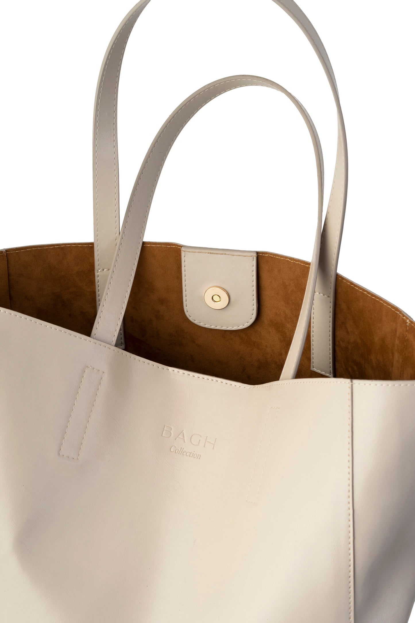 Olive Leather Handbag Cappuccino