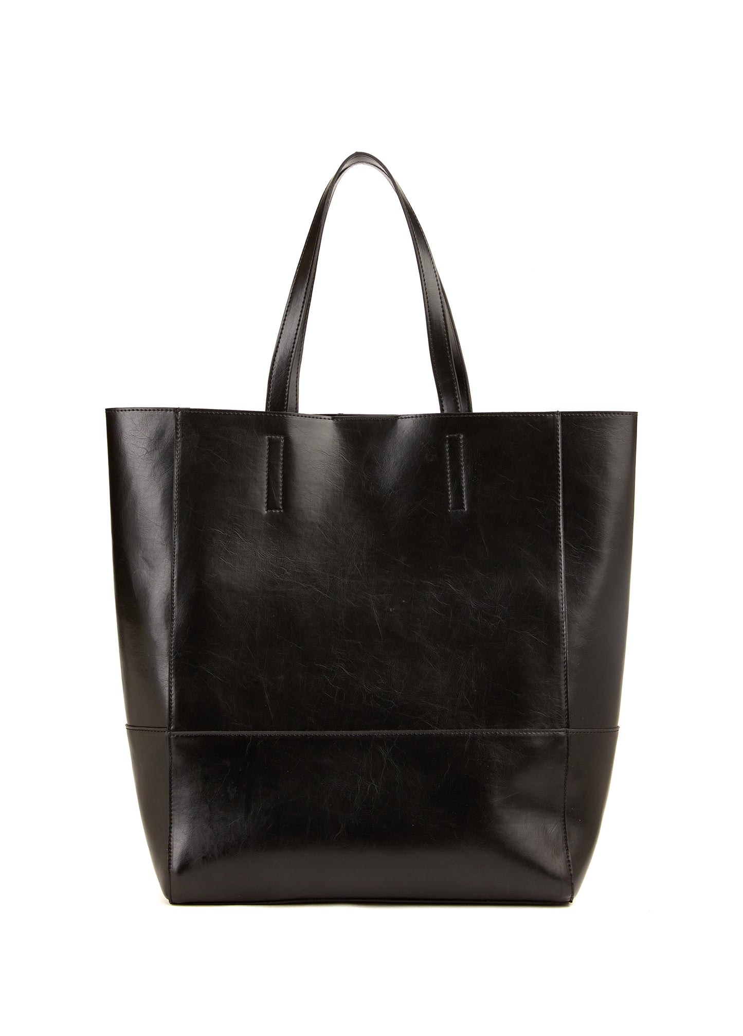Olive Leather Handbag Black