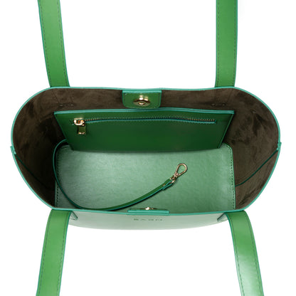 Mini Tote in Grass Green