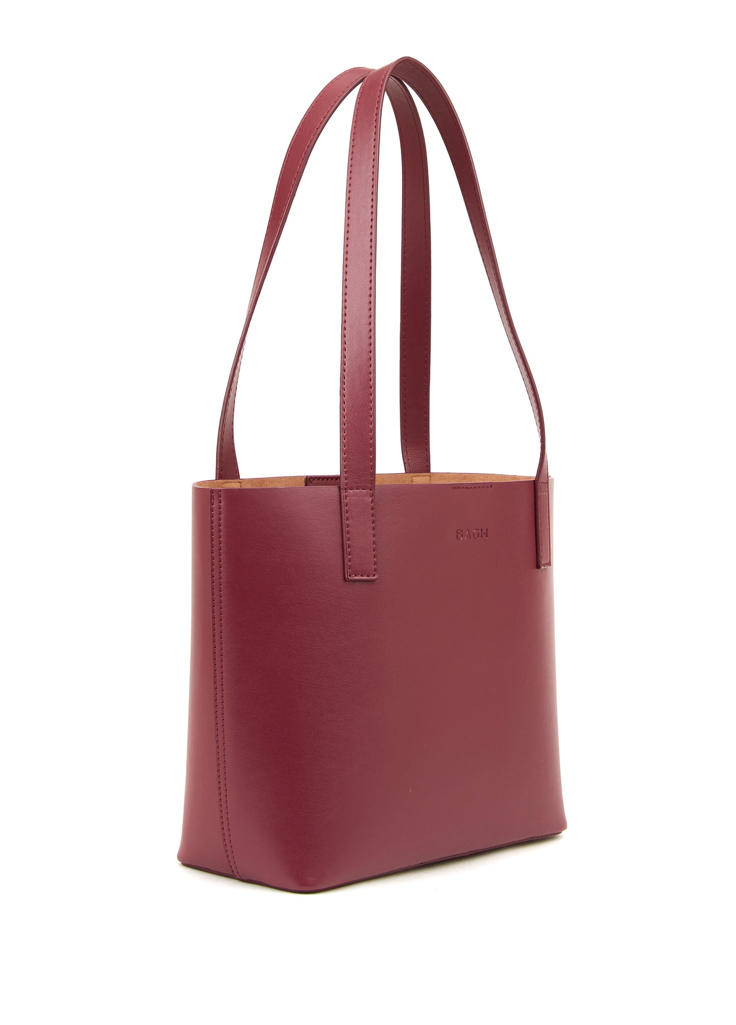 Mini Tote in Maroon