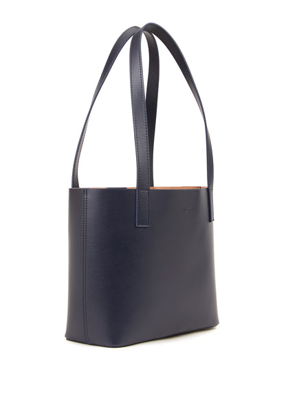 Mini Tote Bag in Dark Blue