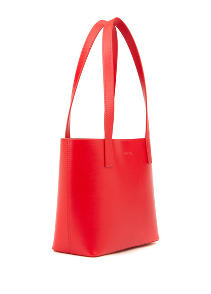 Mini Tote Bag in Red