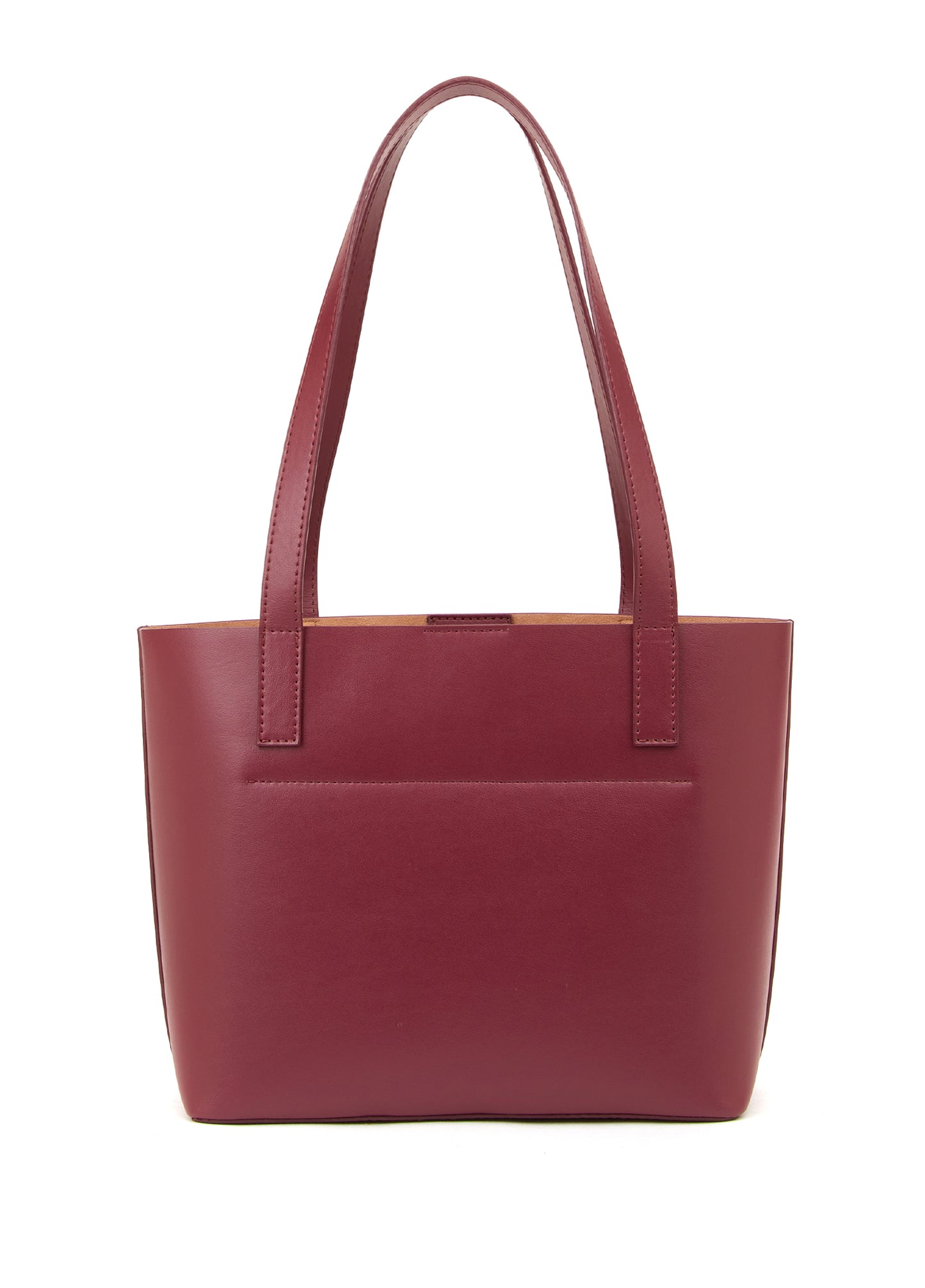 Mini Tote in Maroon