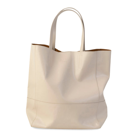 Olive Leather Handbag Cappuccino