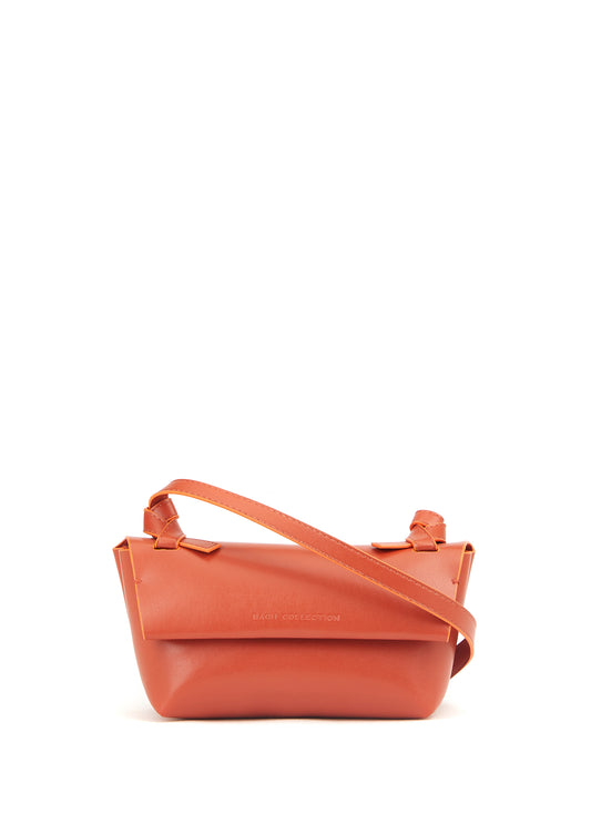 Mini Apple Crossbody Bagh Orange