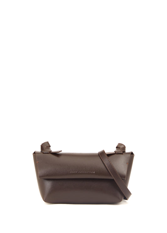 Mini Apple Crossbody Bagh Brown