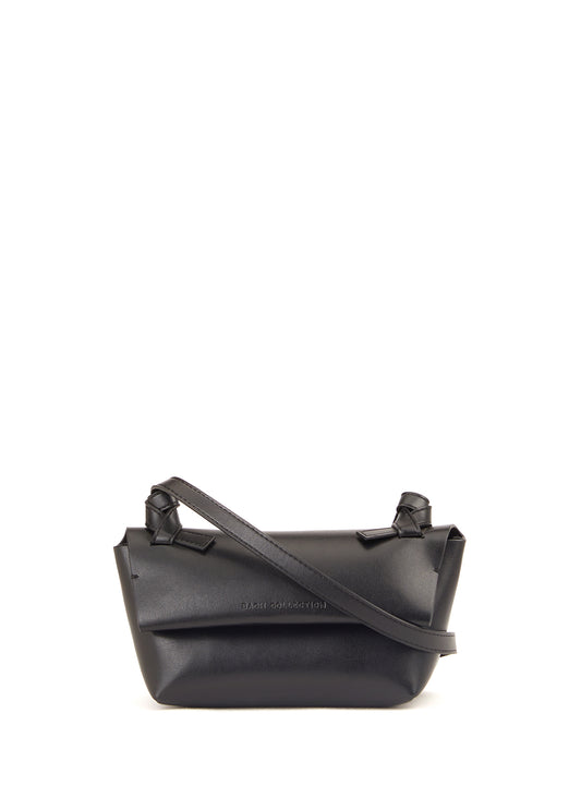 Mini Apple Crossbody Bagh black