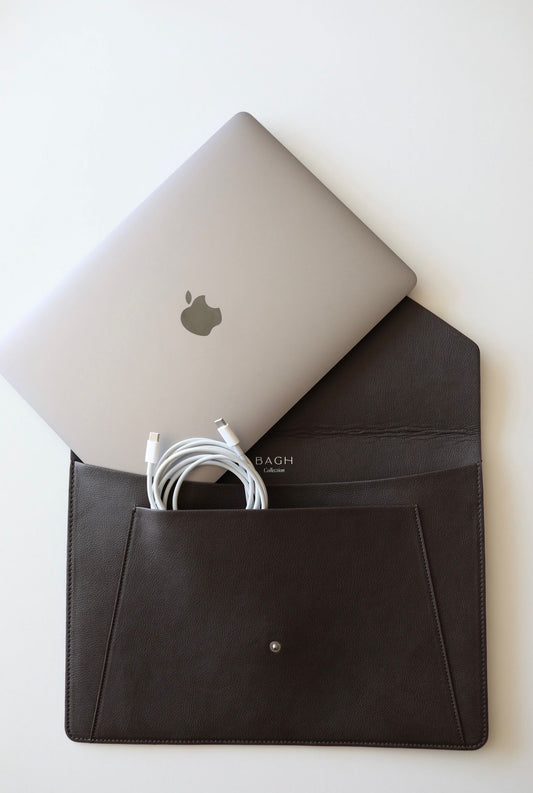 Apple Leather Brown Laptop Sleeve